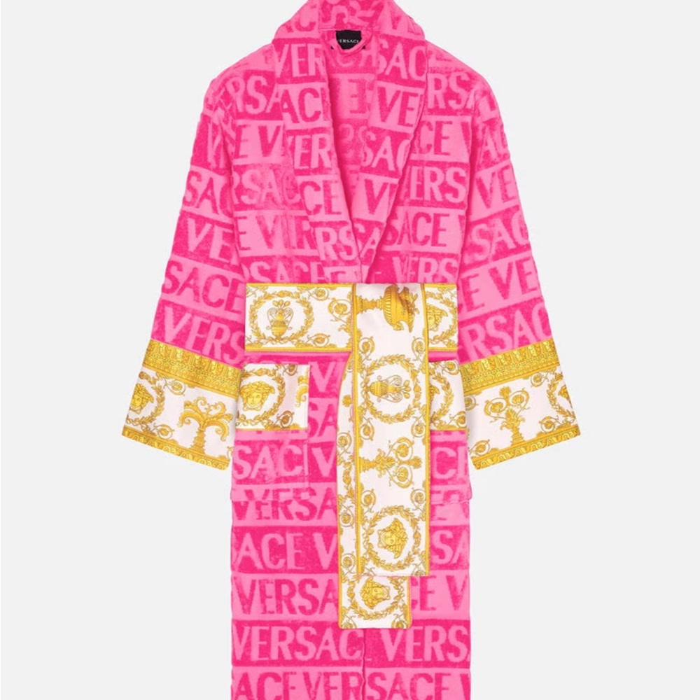 Versace Pink and Gold Robe - Picture 8 of 8